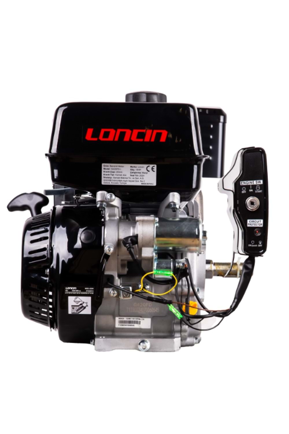 LONCIN G420FD-I EUR5 BENZİNLİ MOTOR 15HP MARŞLI