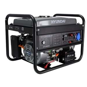 Hyundai HHY3500EAS Benzinli Marşlı Jeneratör 3.0kW Otomatik ATS