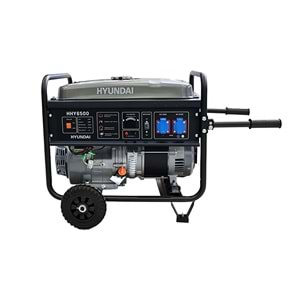 Hyundai Hhy6500 Benzinli Jeneratör 5500 Watt İpli, Avr’li, Sessiz Çalışma