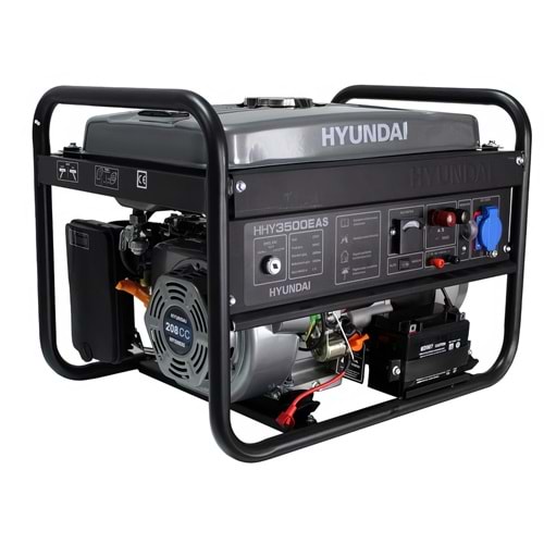 Hyundai HHY3500EAS Benzinli Marşlı Jeneratör 3.0kW Otomatik ATS