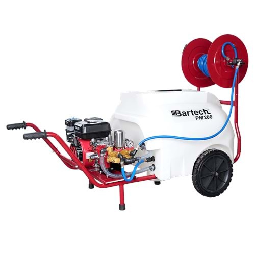 Bartech PM200 Pülverizatör 200 Litre 22'lik Akuple Pompa