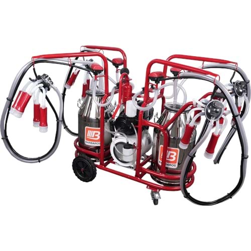 Dörtlü Sağım Çift Güğüm İnek Sağım Makinesi Ahtapot Model