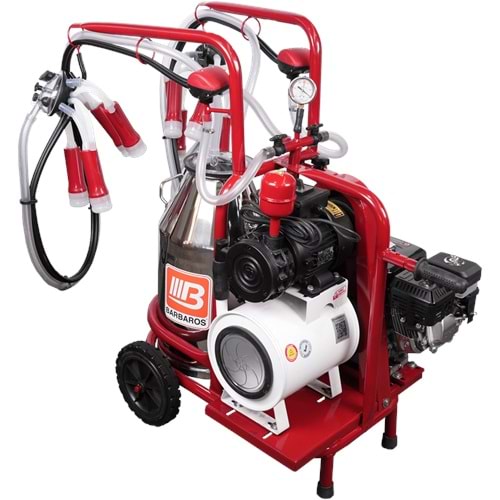 Çift Sağım Tek Güğüm İnek Sağım Makinesi Benzinli-Elektrikli Model