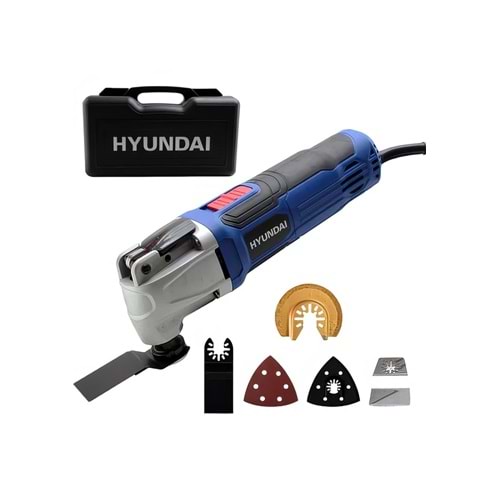 Hyundai HMLT260 Fonksiyonel Raspalama 260W Derz Kazıma Bıçağı Hediyeli