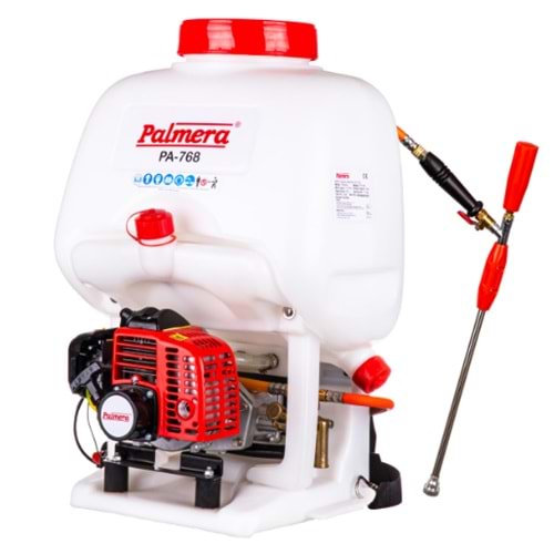 PALMERA PA-768 EUR5 2T SIRT İLAÇLAMA MAKİNESİ 1Hp 25Lt YÜKSEK BASINÇLI
