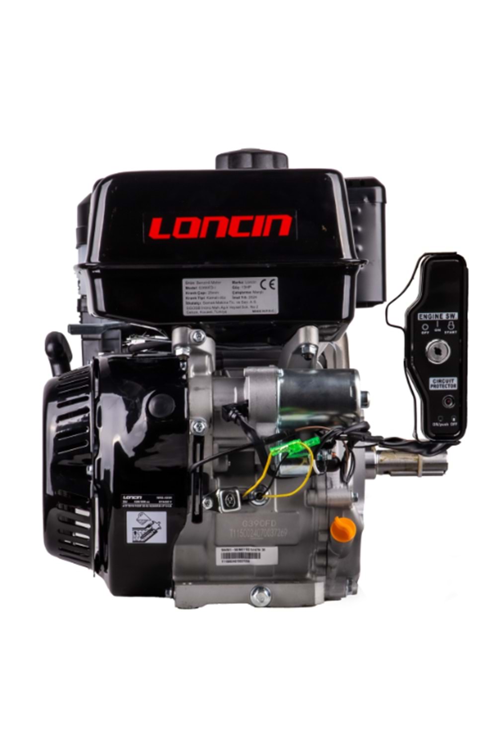 LONCİN G390FD-I EUR5 BENZİNLİ MOTOR 13HP MARŞLI
