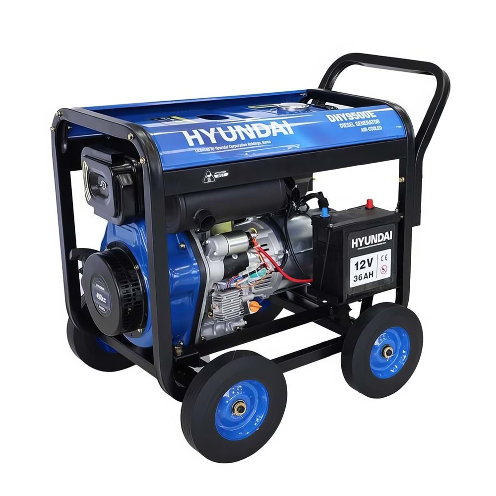 Hyundai DHY9500E Dizel Jeneratör – 7.5 kVA Güç, Yüksek Performans ve Dayanıklılık