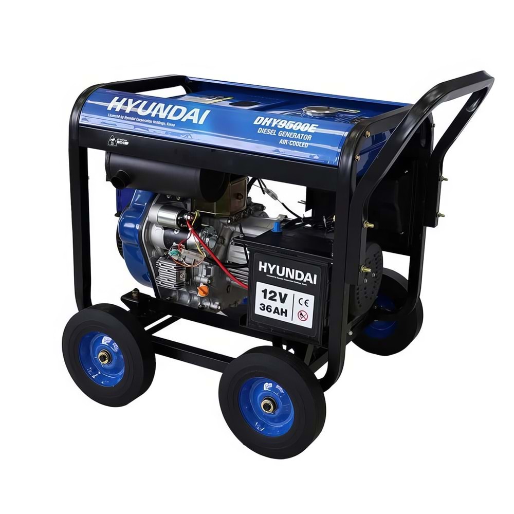 Hyundai DHY9500E Dizel Jeneratör – 7.5 kVA Güç, Yüksek Performans ve Dayanıklılık