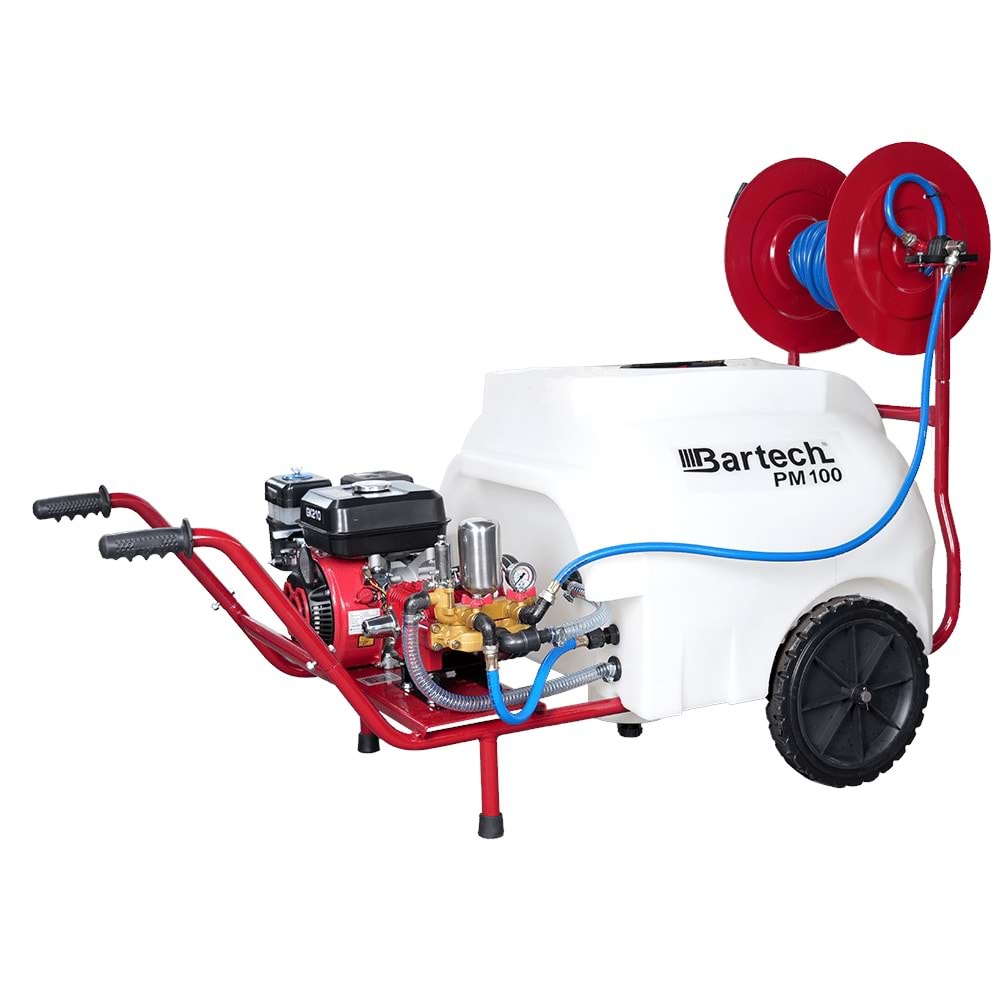 Bartech PM100 Pulverizatör 100 Litre 22'LİK POMPA