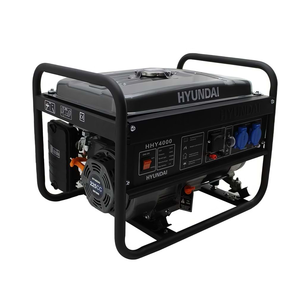 Hyundai HHY4000 Benzinli Jeneratör 3.5 kW İpli