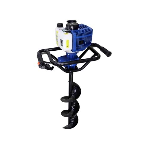 Hyundai Hyd520 Benzinli Toprak Burgu Makinesi 20 Cm Burgu