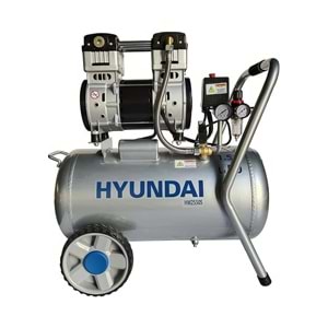 Hyundai Kompresör Sessiz Yağsız 1100W 50 Lt