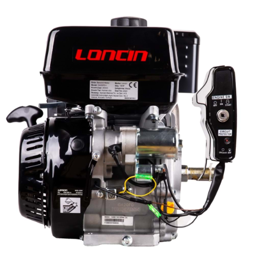 LONCIN G420FD-I EUR5 BENZİNLİ MOTOR 15HP MARŞLI