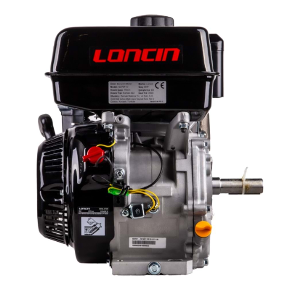 LONCIN G270F-A EUR5 BENZİNLİ MOTOR 9HP İPLİ