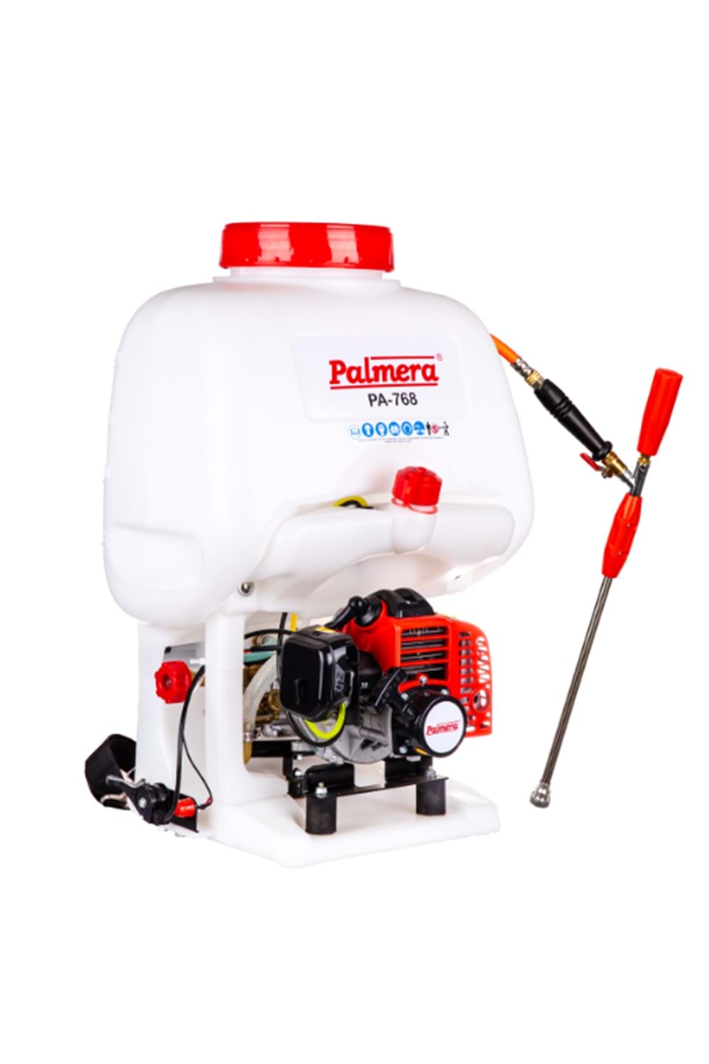 PALMERA PA-768 EUR5 2T SIRT İLAÇLAMA MAKİNESİ 1Hp 25Lt YÜKSEK BASINÇLI