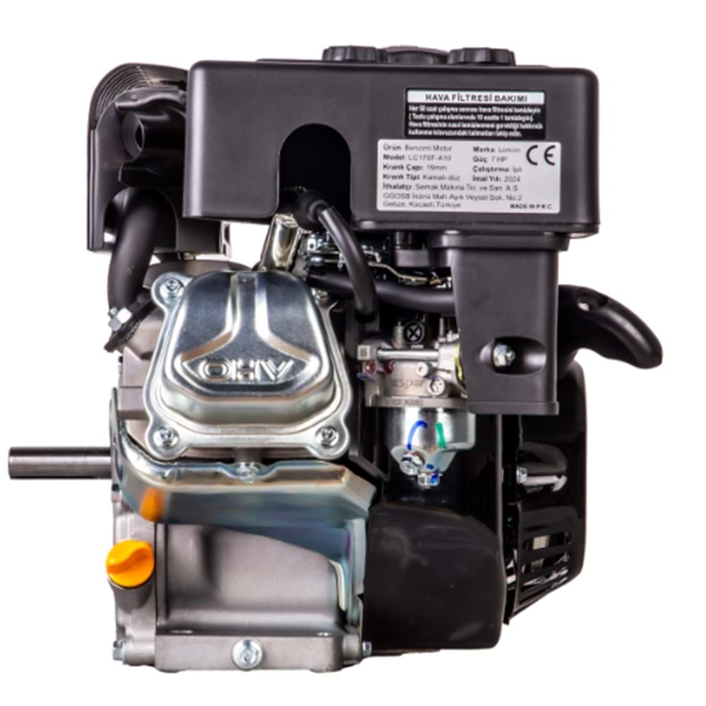 LONCIN LC170F-A10 EUR5 BENZİNLİ MOTOR 7HP ÇAPA TİP