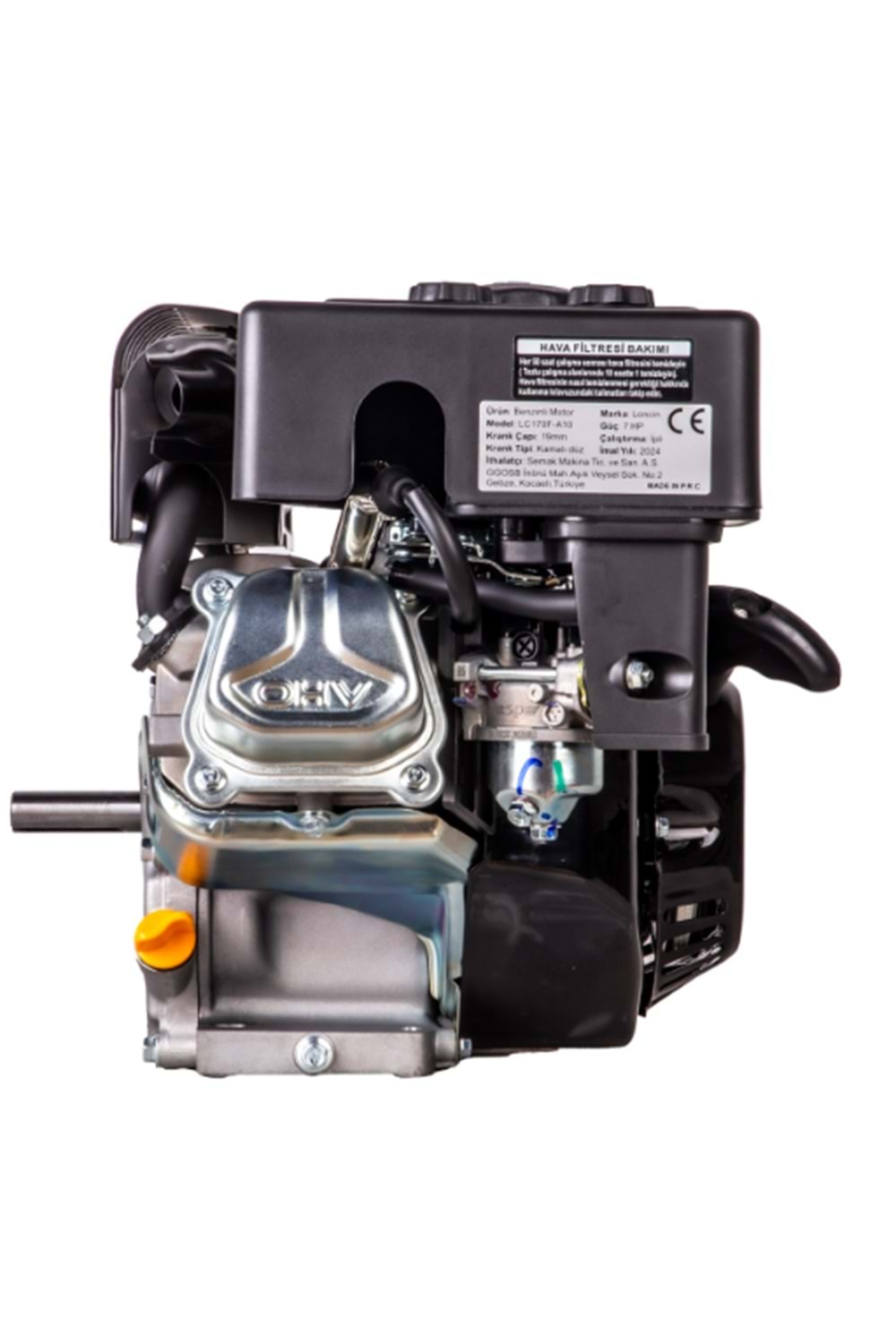 LONCIN LC170F-A10 EUR5 BENZİNLİ MOTOR 7HP ÇAPA TİP